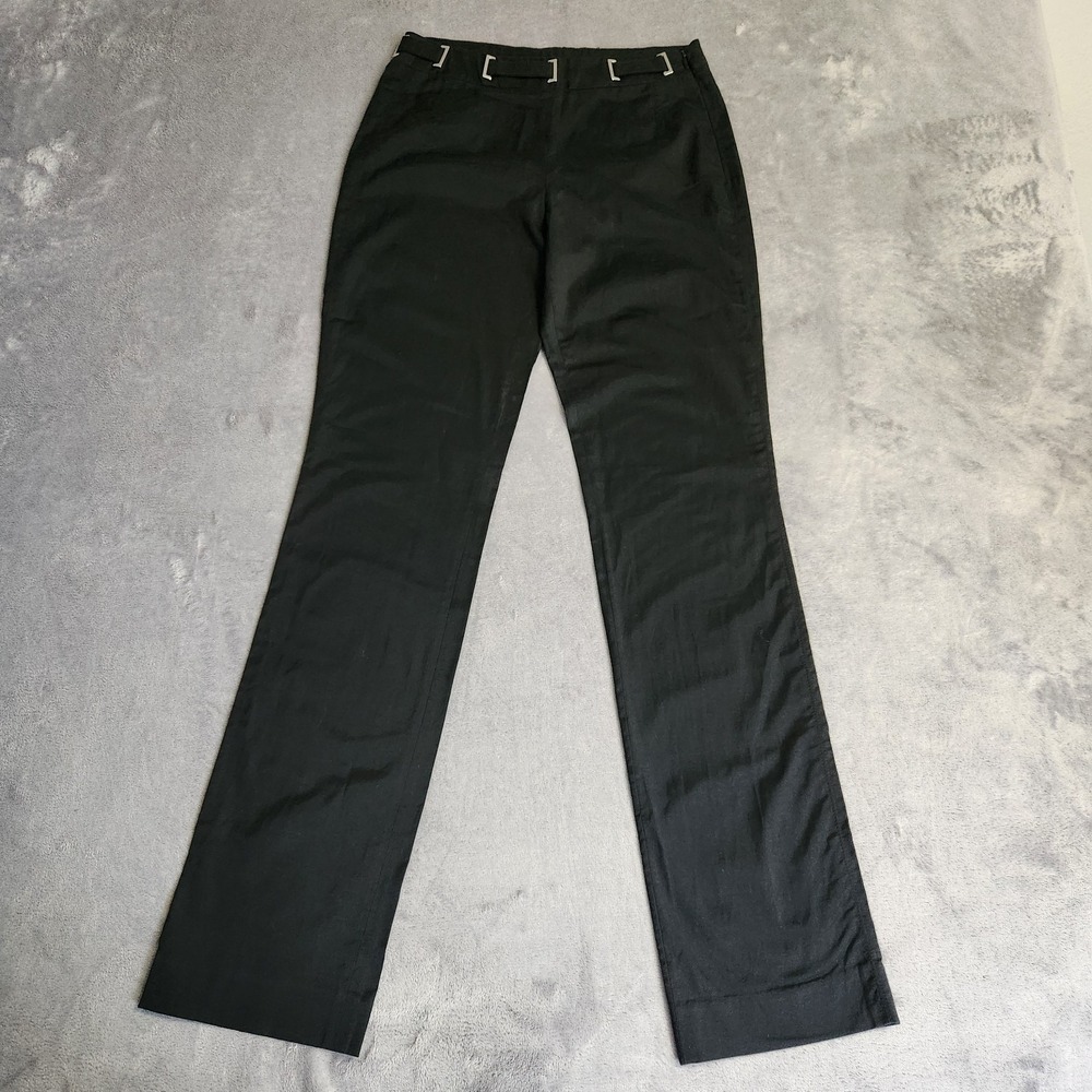 Gianfranco Ferre Jeans Vintage Black Viscose Blend Trousers Pants S Italy 24 38 - Picture 1 of 11